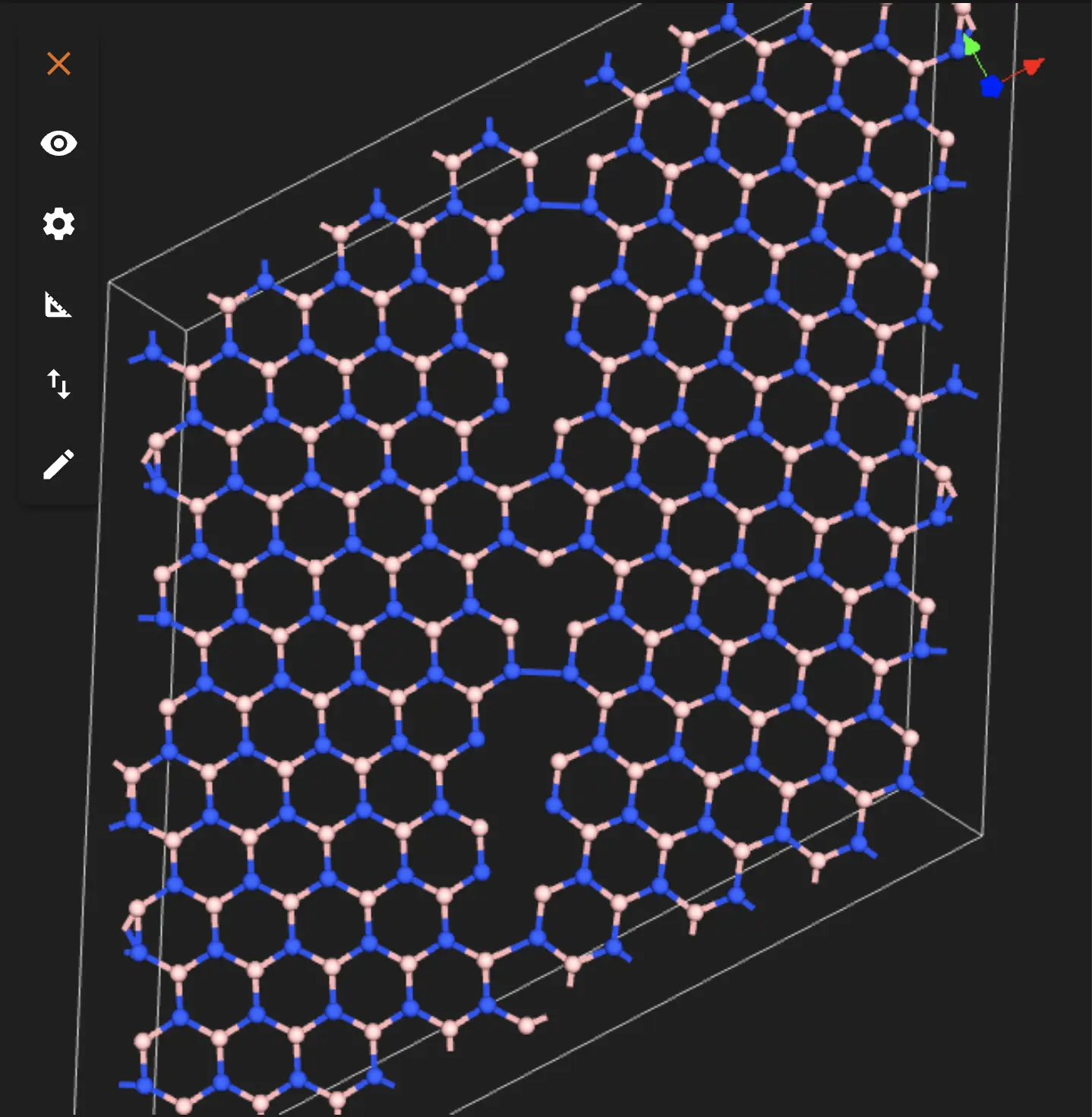 Initial h-BN Structure Initial h-BN Structure
