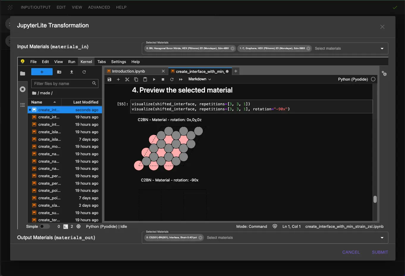 Gr/h-BN Interface Gr/h-BN Interface