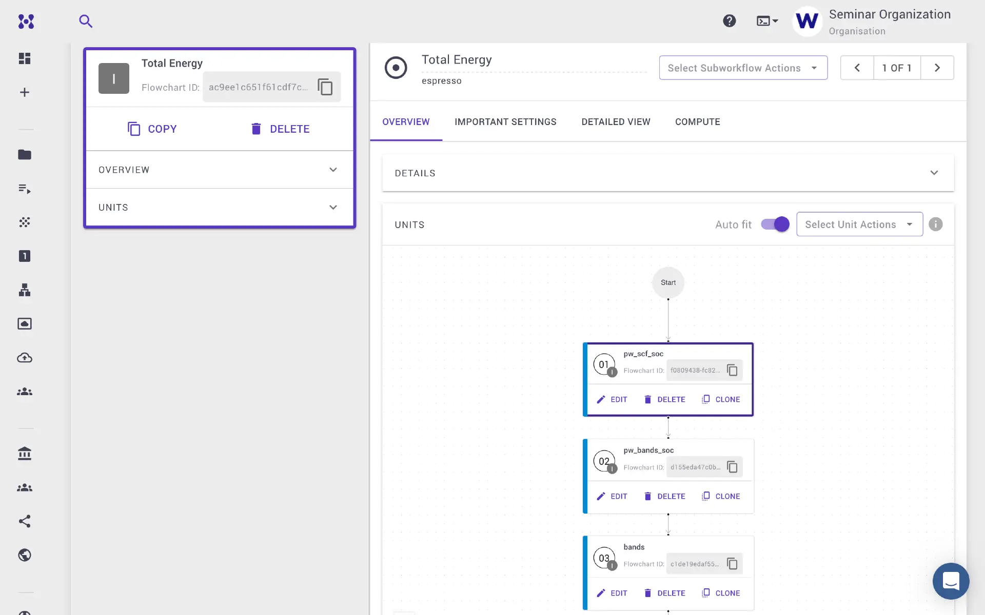 Bandstructure with SOC workflow